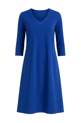 A Line V Neck Dress