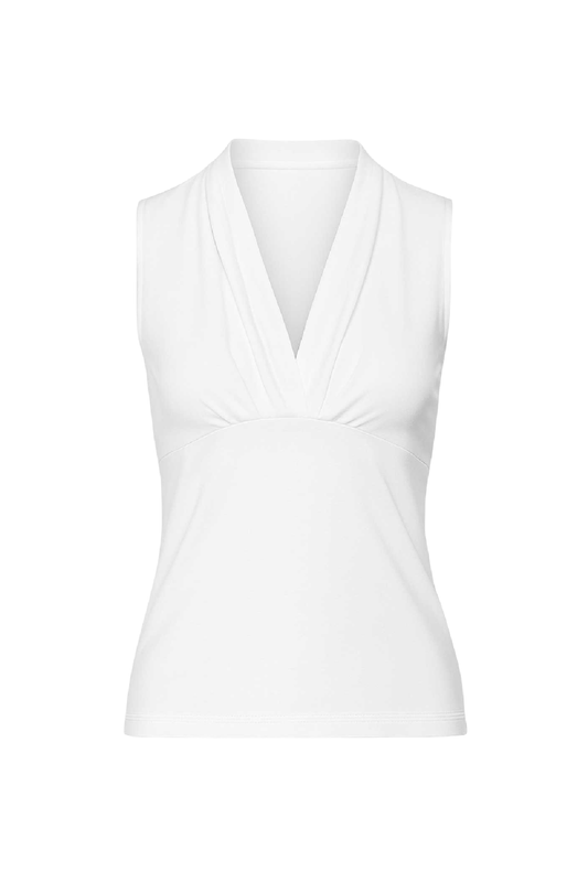 Women’s Sleeveless Jersey Top in Viscose Elastane