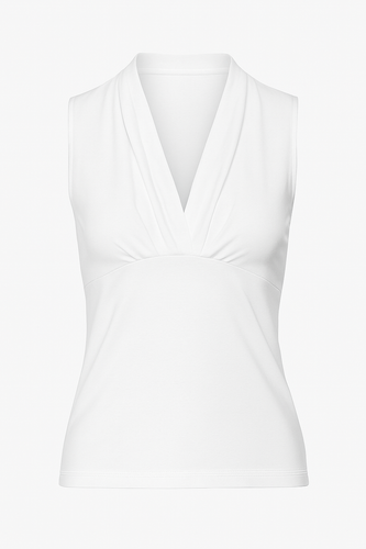 Women’s Sleeveless Jersey Top in Viscose Elastane