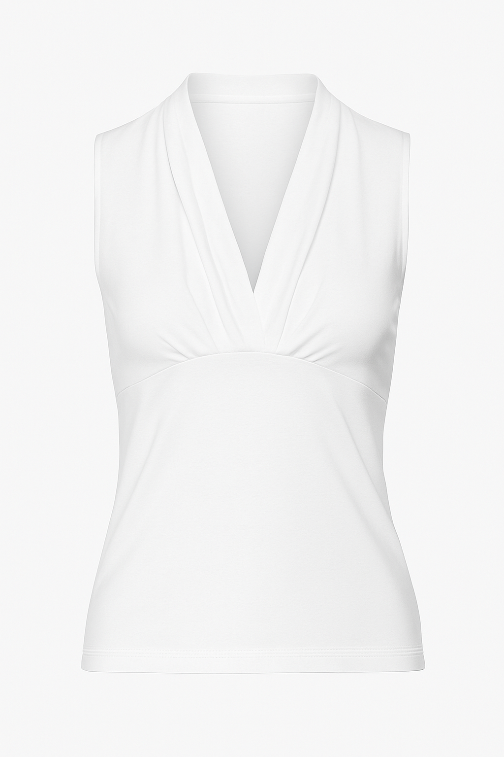 Women’s Sleeveless Jersey Top in Viscose Elastane