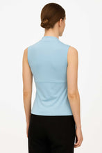 Load image into Gallery viewer, Light Blue Sleeveless Jersey Top in Viscose &amp; Elastane