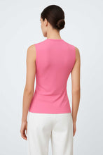 Load image into Gallery viewer, Sleeveless Draped V-Neck Top in Pink