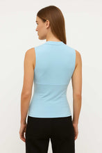 Load image into Gallery viewer, Sky Blue Viscose-Blend Jersey Top