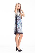 Load image into Gallery viewer, Pleat Detail Print Dress