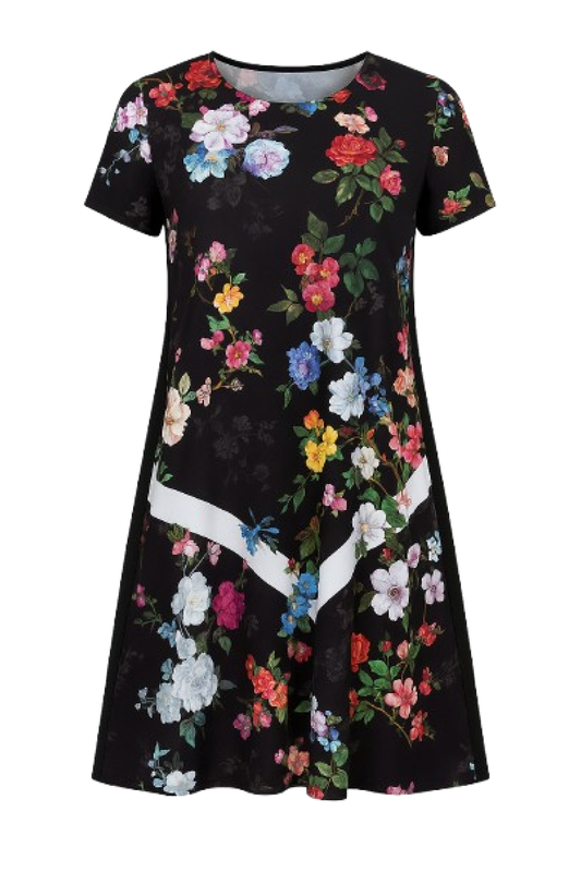 A Line Floral Dress