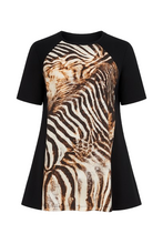 Load image into Gallery viewer, A Line Animal Print Top