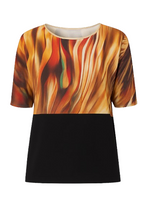 Load image into Gallery viewer, Abstract Animal Print Top
