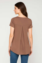 Load image into Gallery viewer, Abstract Print Jersey Top in Viscose-Elastane Blend