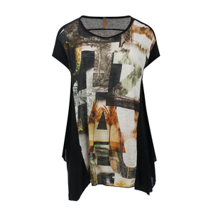 Eclectic Voyage Oversized Top