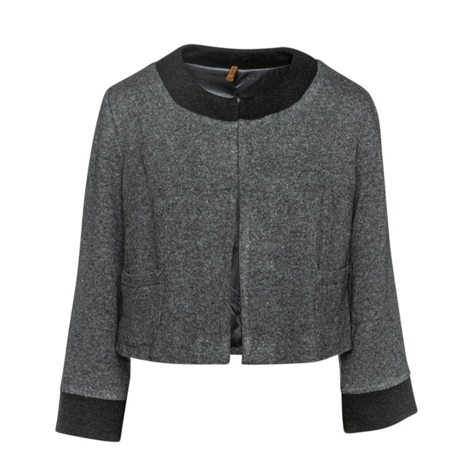 Anthracite Long Sleeve Bolero