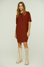 Load image into Gallery viewer, Relaxed-Fit Dress in Heavy Jersey Cotton-Elastane