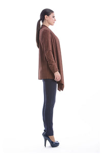 Open Front Cardigan by Conquista Fashion