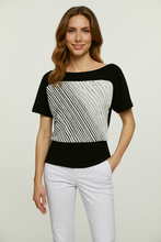 Load image into Gallery viewer, Short Sleeve Top in Black