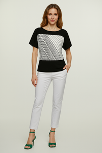 Short Sleeve Top in Black