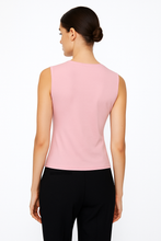 Load image into Gallery viewer, Pink Jersey Top in Micromodal with Elastane