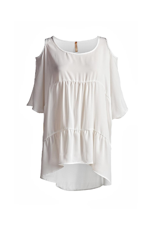 Tunic with Uneven Hemline