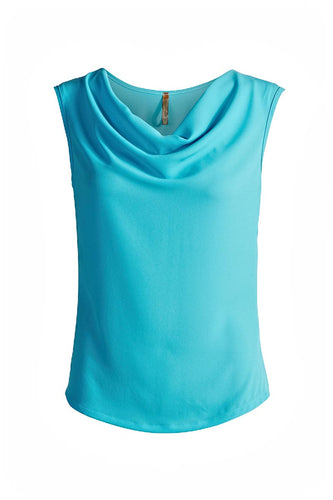 Sleeveless Drape Top