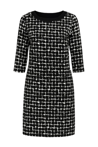 Black and White Sack Dress