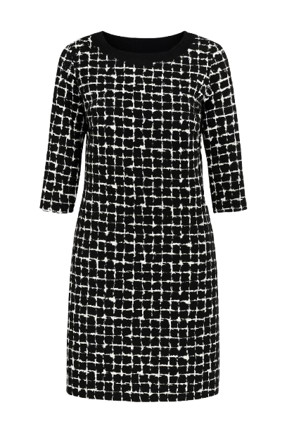 Black and White Sack Dress