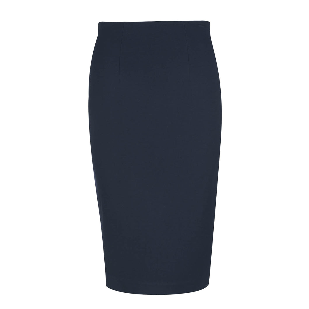 Elegant Midi Pencil Skirt in Punto di Roma