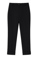Load image into Gallery viewer, Black Pocket Detail Trousers