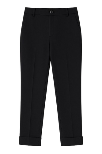 Black Pocket Detail Trousers