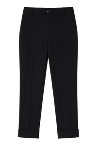 Black Pocket Detail Trousers
