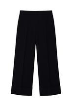 Load image into Gallery viewer, Black Culottes with Turn Up