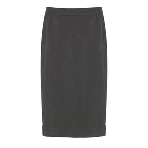 Classic Charcoal Pencil Skirt