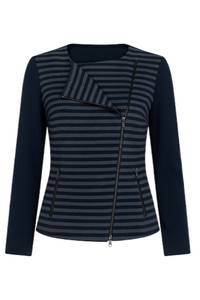Striped Knit Jacket