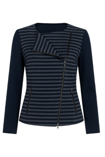 Striped Knit Jacket