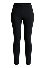 Load image into Gallery viewer, Black Mid Rise Jeggings