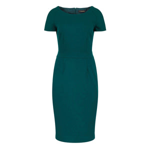Fitted Emerald Cap Sleeve Dress Conquista Fashion