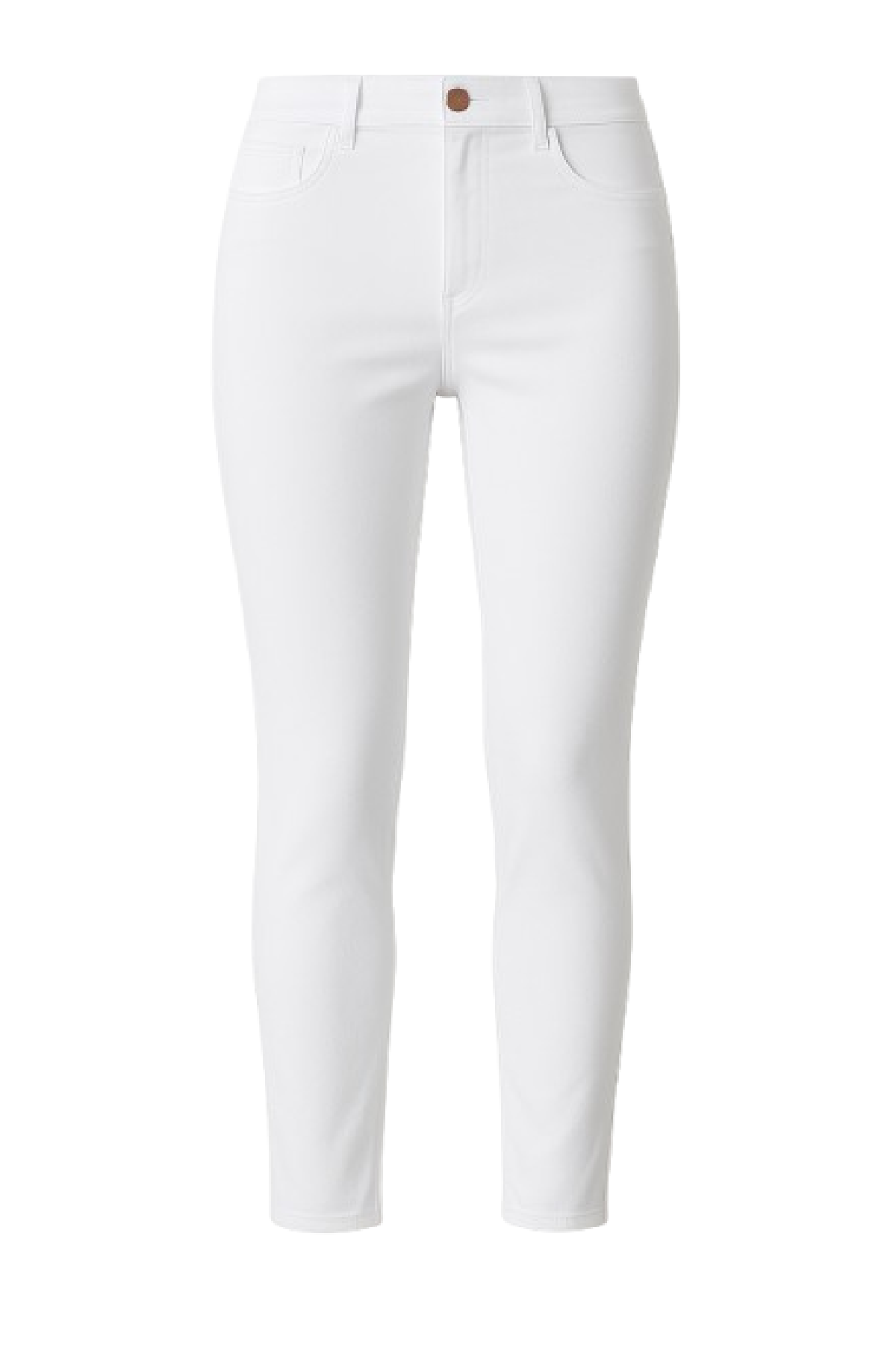 Conquista Παντελόνι 7/8 Casual Εφαρμοστό Μονόχρωμο Λευκό C181-192-01