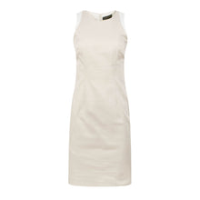 Load image into Gallery viewer, Sand Colour Sleeveless dress with Contrast Detail