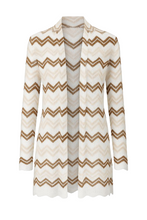 Load image into Gallery viewer, Zig Zag Open Front  Cardigan