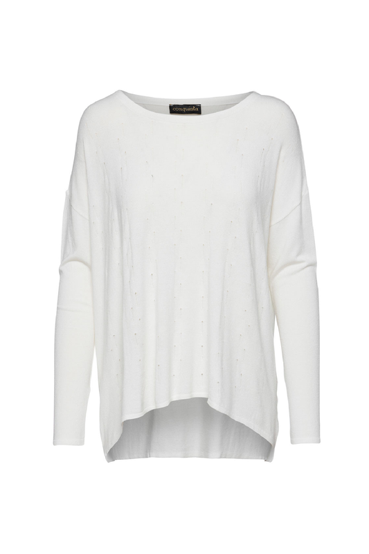 Knit Jacquard Detail Top