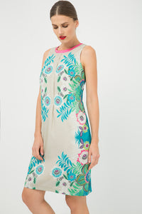 A Line Pleat Detail Summer Dress