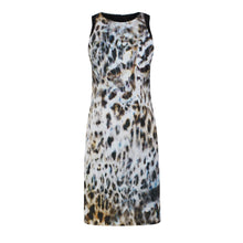 Load image into Gallery viewer, Print Sleeveless Dress With Contrast Detail