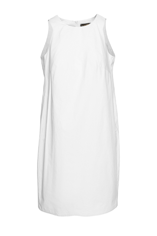 White Cotton Sack Dress
