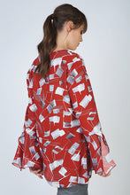 Load image into Gallery viewer, Loose Fit Print Top with Bell Sleeves