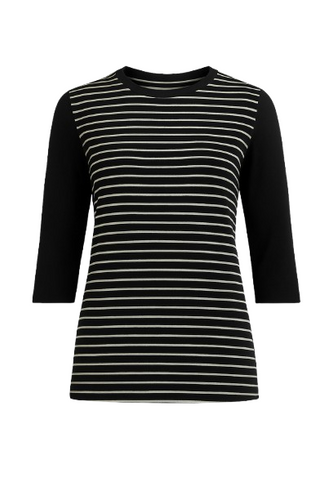 Striped Top with 3/4 Sleeves