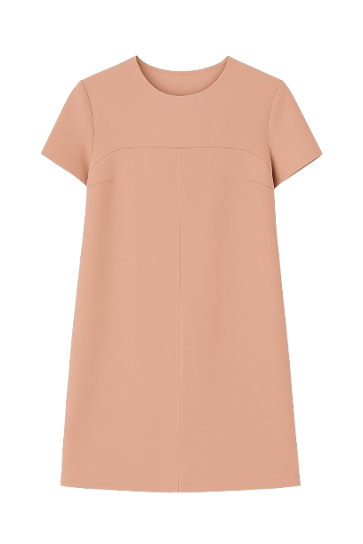 Sack Dress in Crepe Fabric