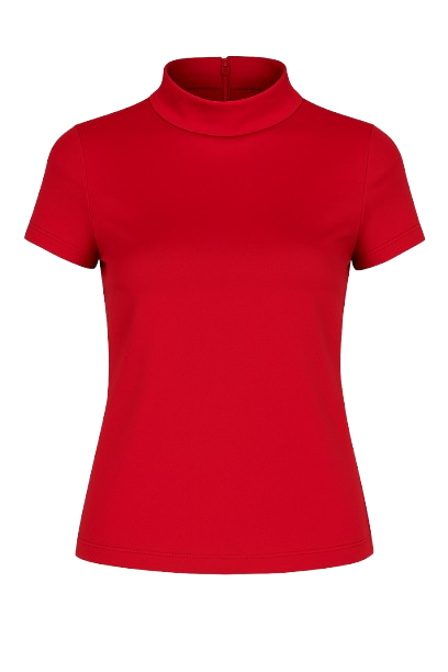 Short Sleeve Red Top