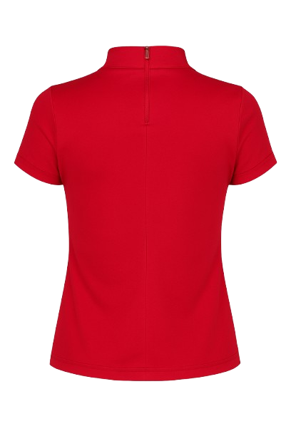 Short Sleeve Red Top