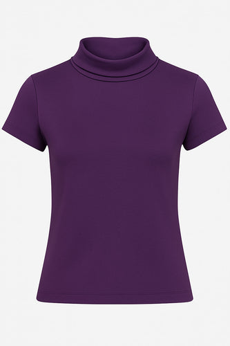 Short Sleeve Mauve Top