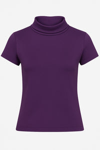 Short Sleeve Mauve Top