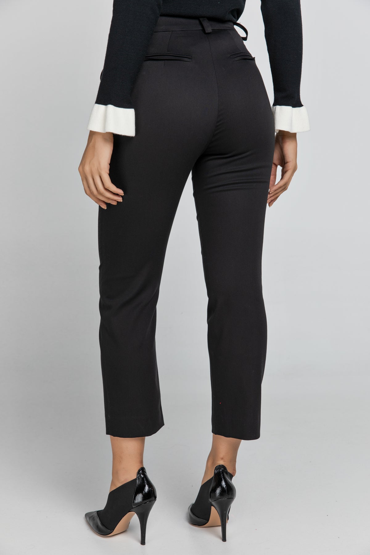 Black Gabardine Pants