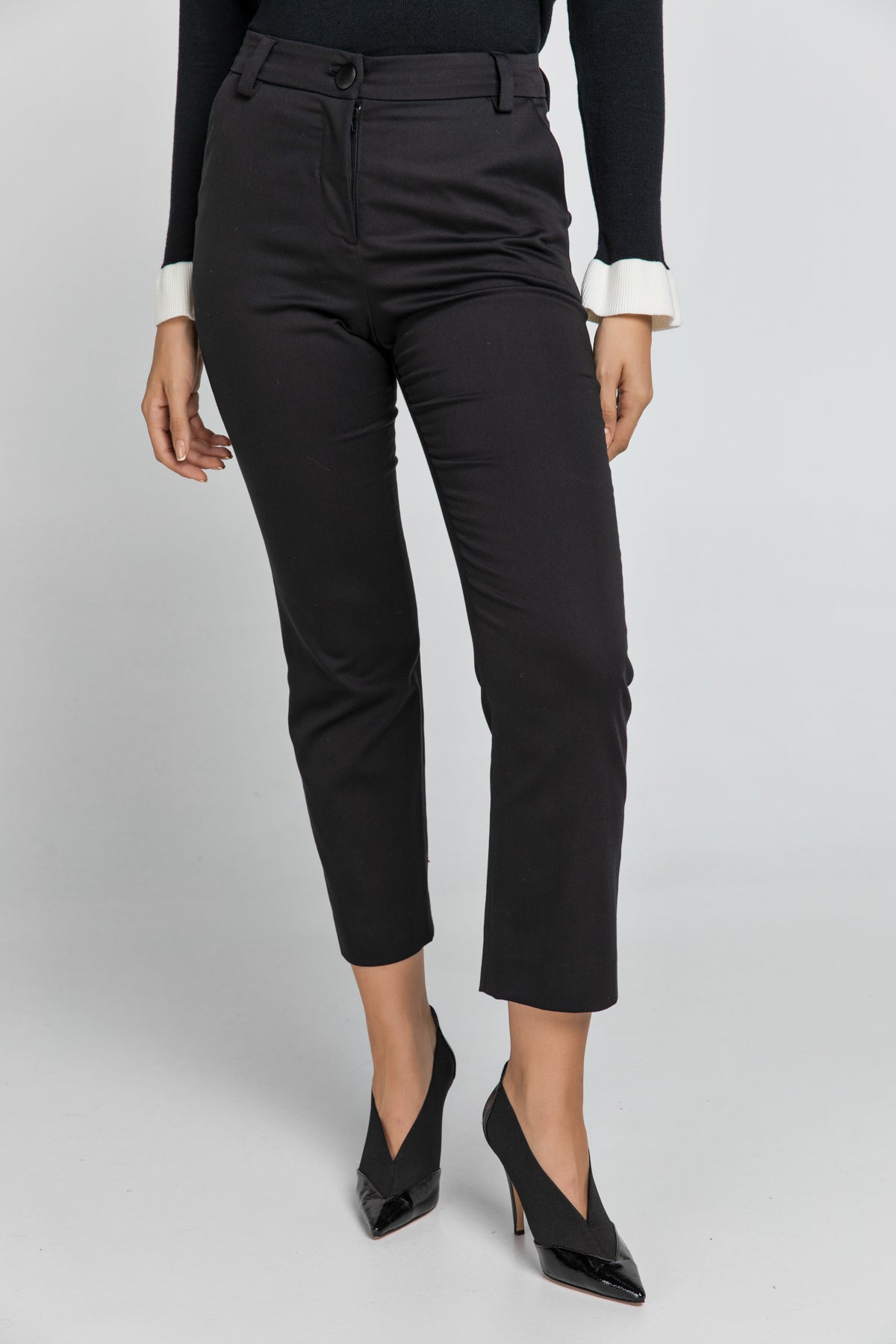 Black Gabardine Pants