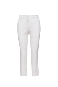 White Gabardine Pants